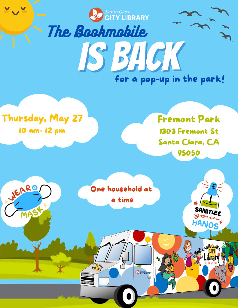 Bookmobile Pop-Up at Fremont Park Flyer