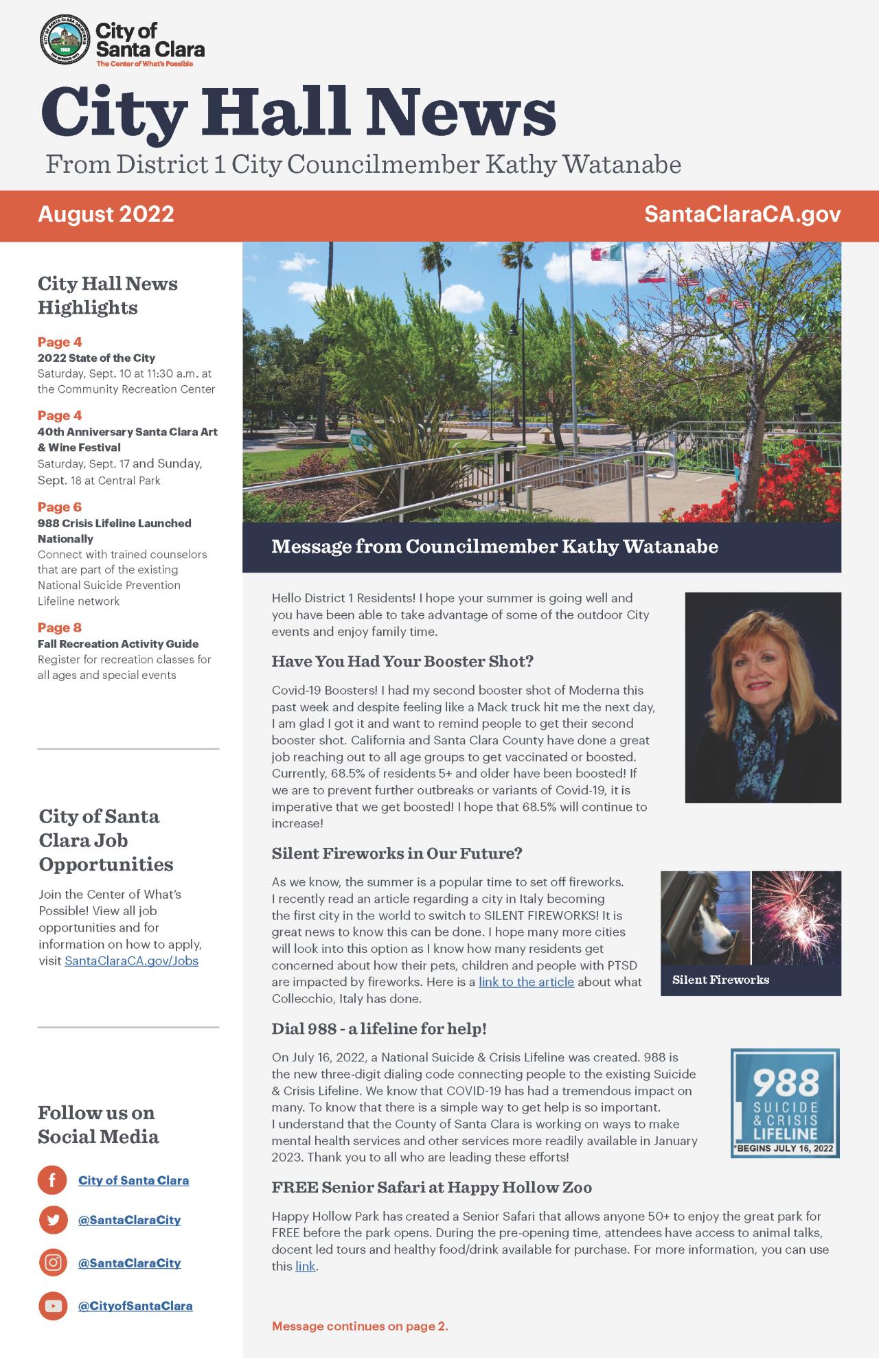 D1 City Hall News - August 2022