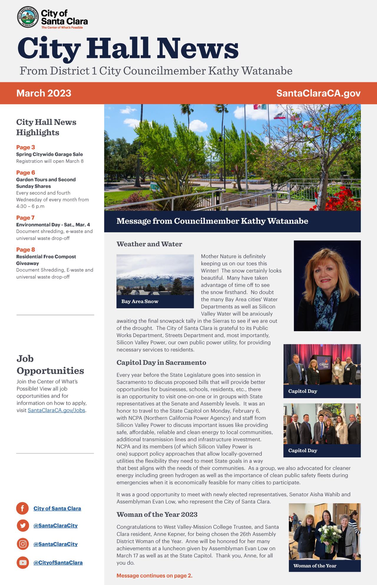 D1 City Hall News - March 2023