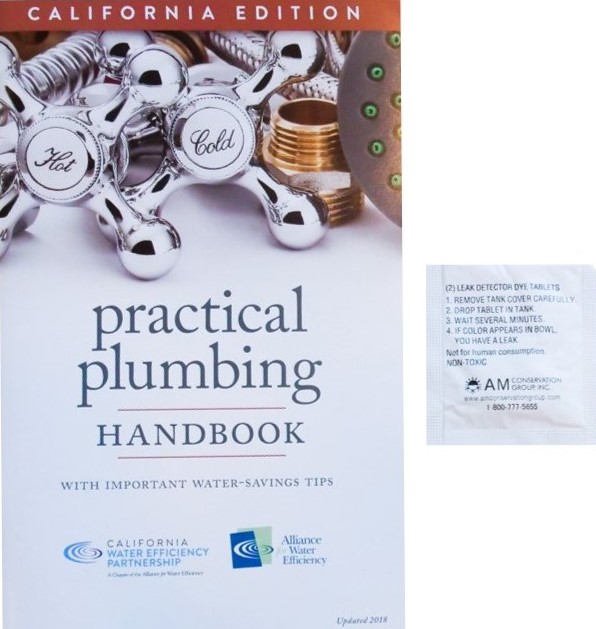 Practical Plumbing Handbook, toilet leak detection dye tabs