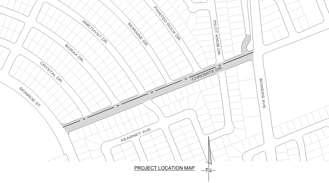 Chromite Dr Map