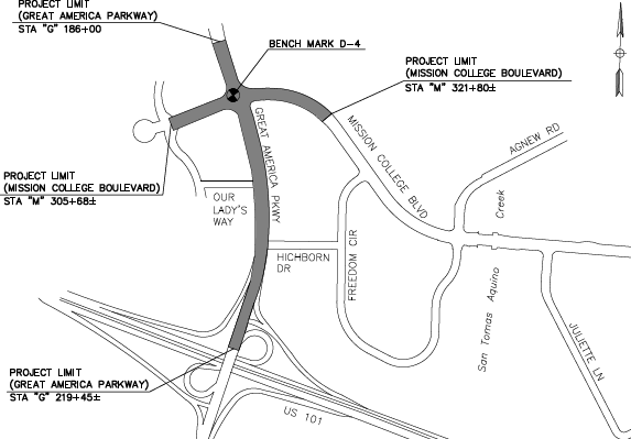 GAP-MCB Intersection Improvement Project Map